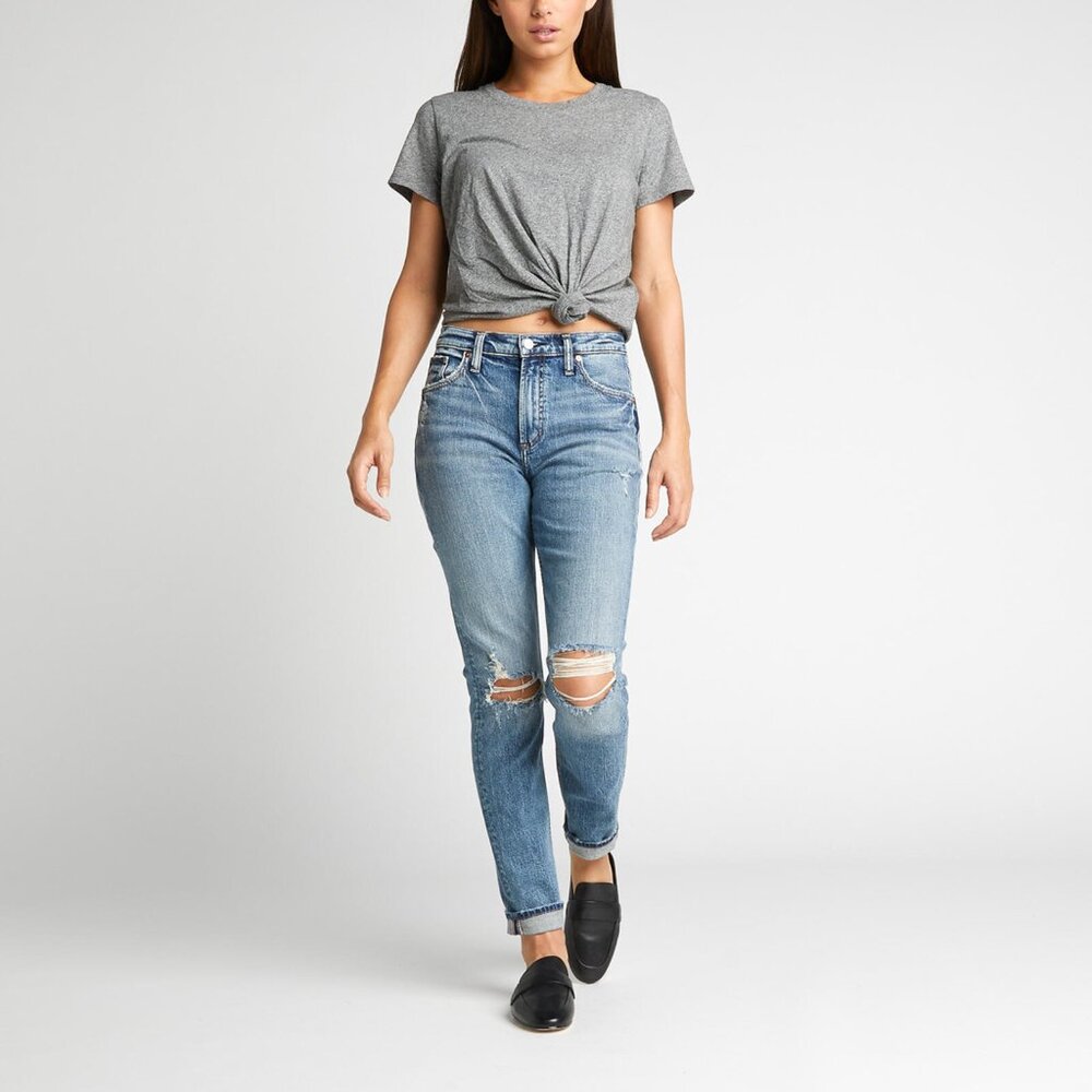 Silver Jeans Frisco Tapered Distressed W28/L28